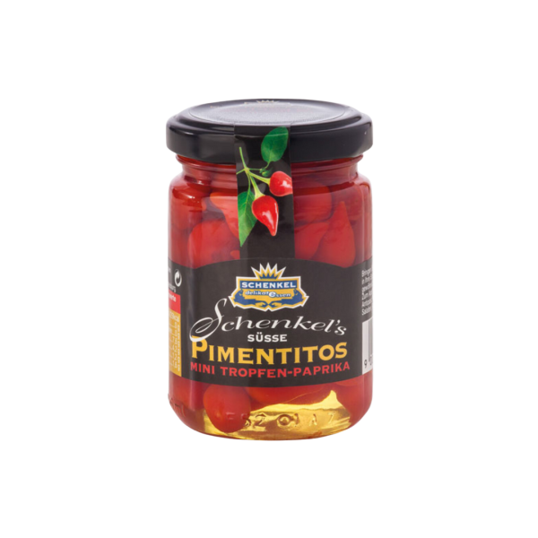 Schenkel Süsse Pimentitos, Mini Tropfen-Paprika, 85g (Abtropfgewicht)